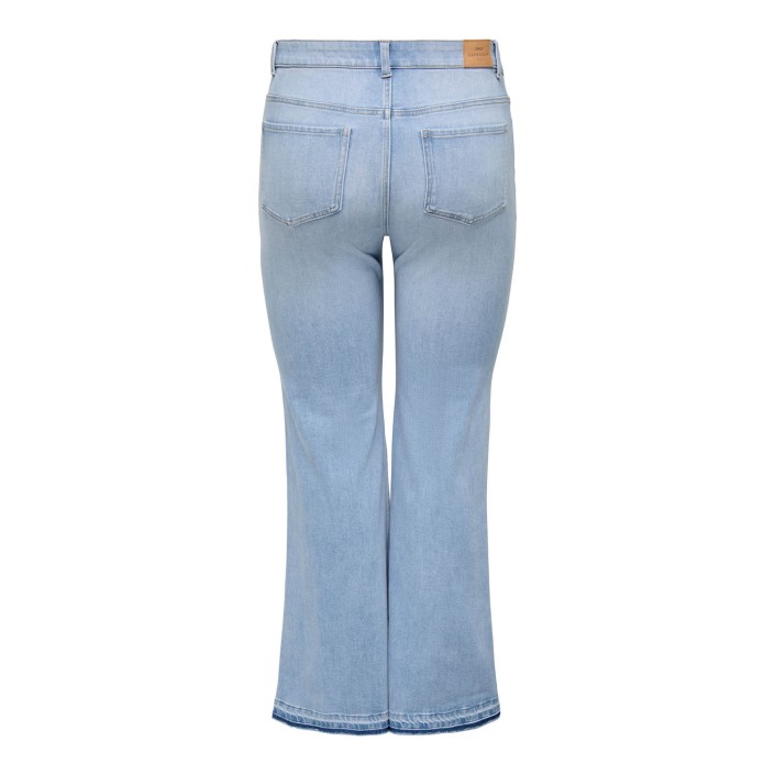 Carmakoma CARTIGER MW WIDE LB FLARED DNM PIM Light Blue Denim | Freewear CARTIGER MW WIDE LB FLARED DNM PIM - www.freewear.nl - Freewear