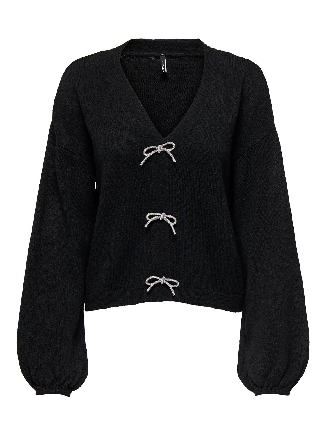 Only Trui Onldonna Ls V-neck Pullover Ex Knt 15343634 Black Dames Maat - XL