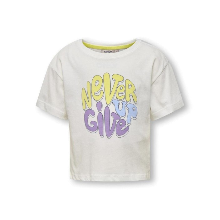 ONLY:KIDS ONLY KMGRENNA LIFE S/S LOOSE PRINT TOP J: Cloud Dancer/Never | Freewear KMGRENNA LIFE S/S LOOSE PRINT TOP J: - www.freewear.nl - Freewear
