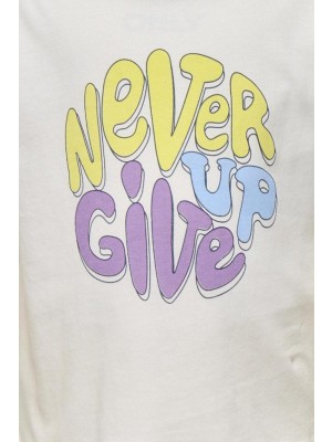 ONLY:KIDS ONLY KMGRENNA LIFE S/S LOOSE PRINT TOP J: Cloud Dancer/Never | Freewear KMGRENNA LIFE S/S LOOSE PRINT TOP J: - www.freewear.nl - Freewear