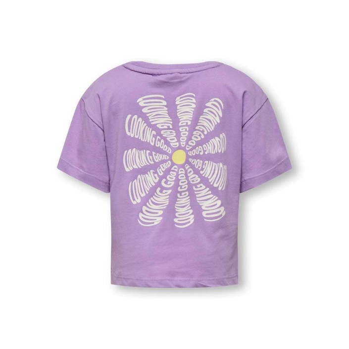 ONLY:KIDS ONLY KMGRENNA LIFE S/S LOOSE PRINT TOP J: African Violet/Good | Freewear KMGRENNA LIFE S/S LOOSE PRINT TOP J: - www.freewear.nl - Freewear
