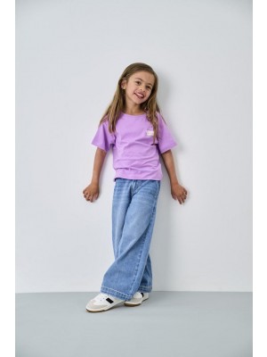 ONLY:KIDS ONLY KMGRENNA LIFE S/S LOOSE PRINT TOP J: African Violet/Good | Freewear KMGRENNA LIFE S/S LOOSE PRINT TOP J: - www.freewear.nl - Freewear