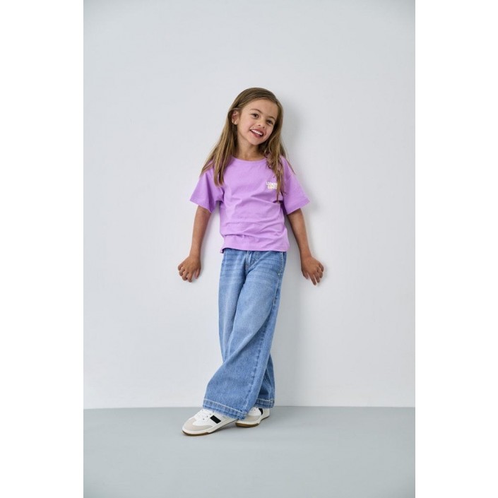 ONLY:KIDS ONLY KMGRENNA LIFE S/S LOOSE PRINT TOP J: African Violet/Good | Freewear KMGRENNA LIFE S/S LOOSE PRINT TOP J: - www.freewear.nl - Freewear