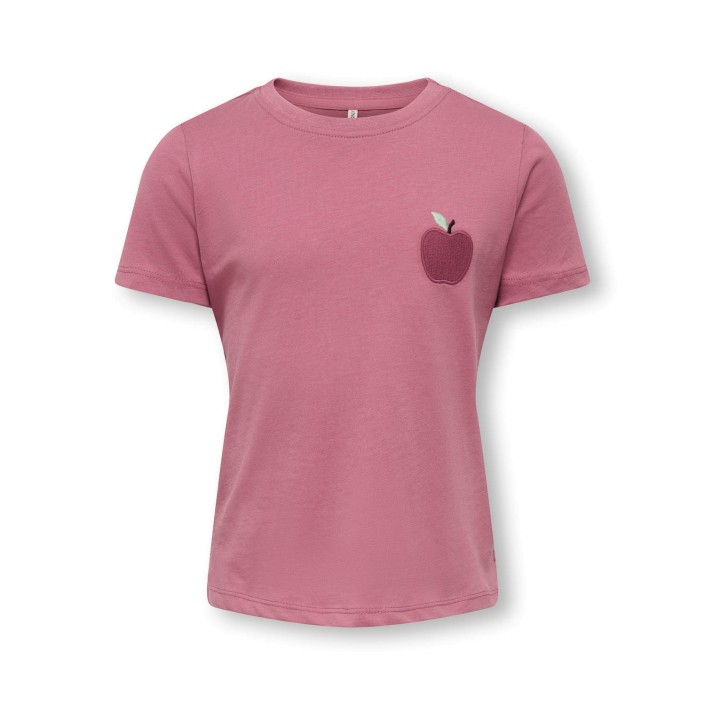 ONLY:KIDS ONLY KMGCANDY LIFE S/S PRINTED TEE JRS N: Heather Rose/Apple | Freewear KMGCANDY LIFE S/S PRINTED TEE JRS N: - www.freewear.nl - Freewear