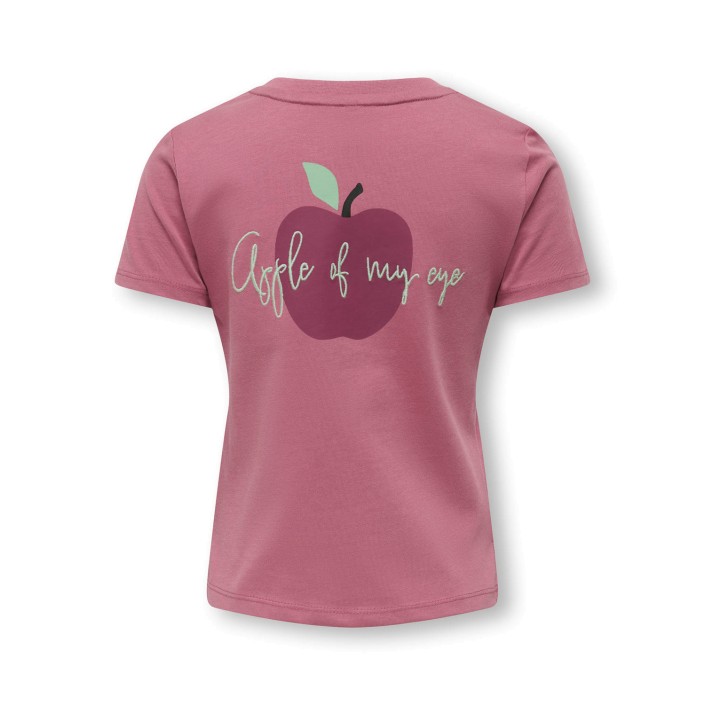 ONLY:KIDS ONLY KMGCANDY LIFE S/S PRINTED TEE JRS N: Heather Rose/Apple | Freewear KMGCANDY LIFE S/S PRINTED TEE JRS N: - www.freewear.nl - Freewear