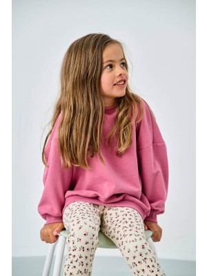ONLY:KIDS ONLY KMGGEORGIA LIFE LS PRINT UB SWT NOO: Heather Rose/Georgeous | Freewear KMGGEORGIA LIFE LS PRINT UB SWT NOO: - www.freewear.nl - Freewear