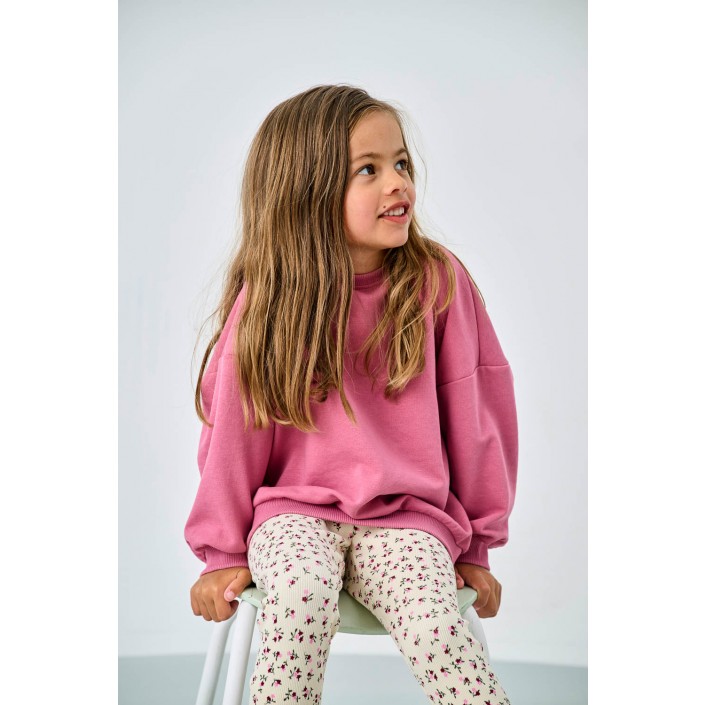 ONLY:KIDS ONLY KMGGEORGIA LIFE LS PRINT UB SWT NOO: Heather Rose/Georgeous | Freewear KMGGEORGIA LIFE LS PRINT UB SWT NOO: - www.freewear.nl - Freewear