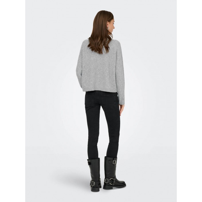 Only ONLPIEMONTE L/S CARDIGAN KNT NOOS Light Grey Melange | Freewear ONLPIEMONTE L/S CARDIGAN KNT NOOS - www.freewear.nl - Freewear