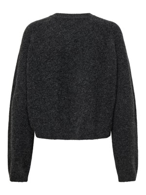 Only ONLPIEMONTE L/S CARDIGAN KNT NOOS Dark Grey Melange | Freewear ONLPIEMONTE L/S CARDIGAN KNT NOOS - www.freewear.nl - Freewear