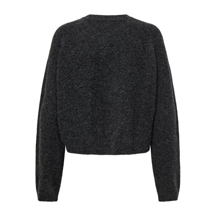 Only ONLPIEMONTE L/S CARDIGAN KNT NOOS Dark Grey Melange | Freewear ONLPIEMONTE L/S CARDIGAN KNT NOOS - www.freewear.nl - Freewear