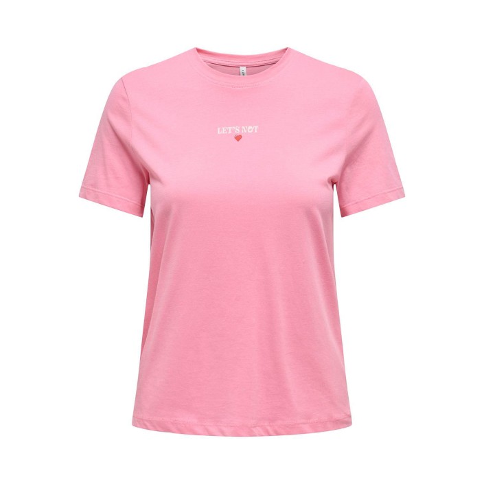 Only ONLLOTTE LIFE REG S/S NOT TOP BOX J: Sachet Pink/Not friends | Freewear ONLLOTTE LIFE REG S/S NOT TOP BOX J: - www.freewear.nl - Freewear