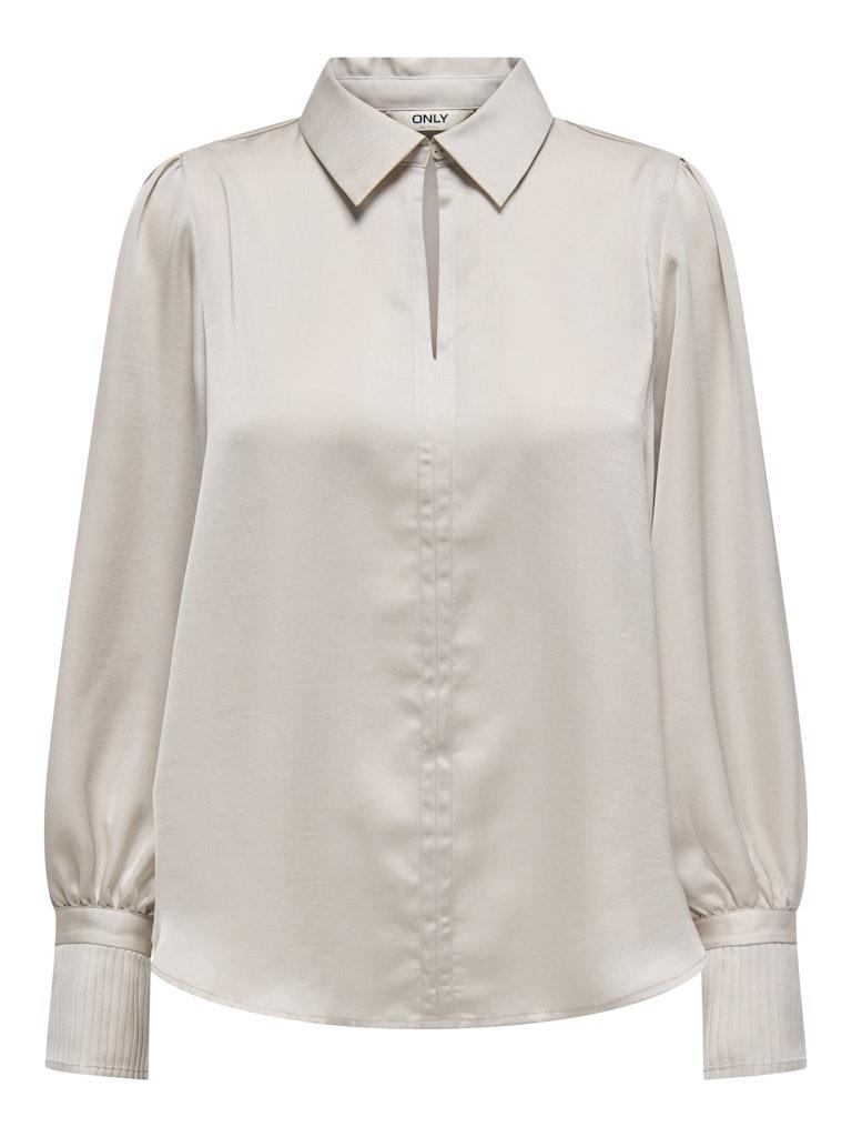 Only Blouse Onlsister Ls Pleat Detail Shirt Wvn 15344432 Moonbeam Dames Maat - XS