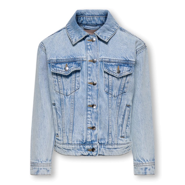 Only KOGBELIEVE L/S OVERSIZE JCK DNM AZG Light Blue Denim | Freewear KOGBELIEVE L/S OVERSIZE JCK DNM AZG - www.freewear.nl - Freewear