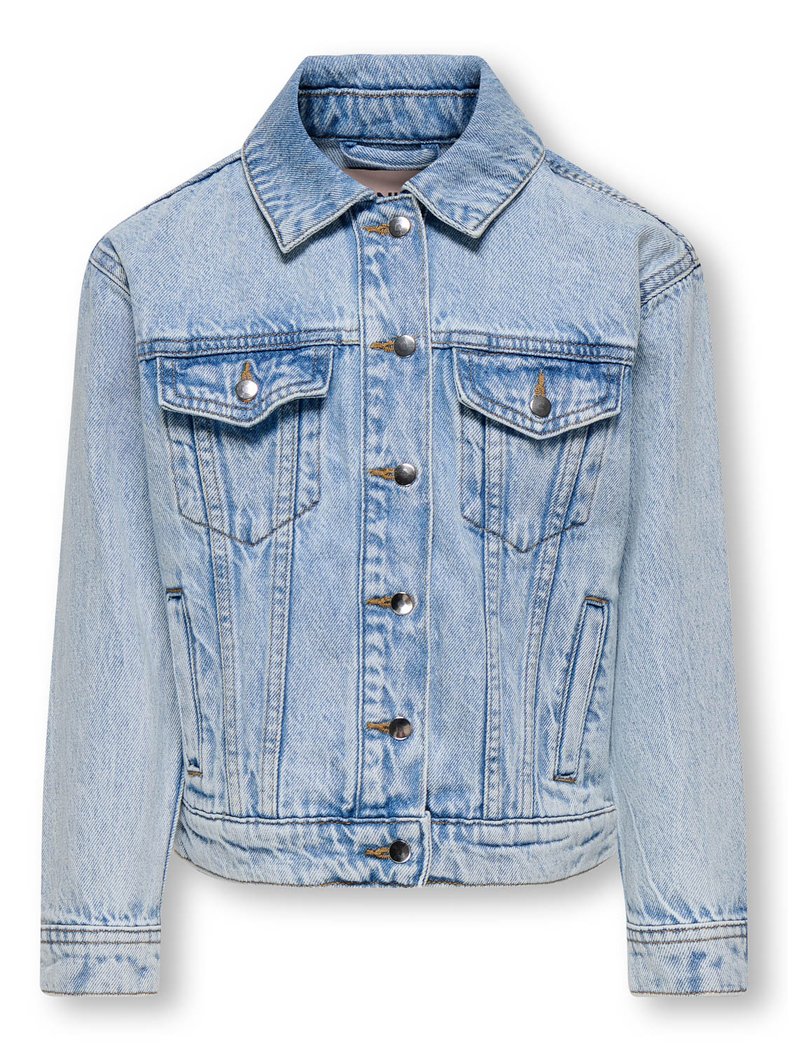 Kids ONLY zomer spijkerjas meisjes - oversized fit - licht blauw denim - Kogbelieve
