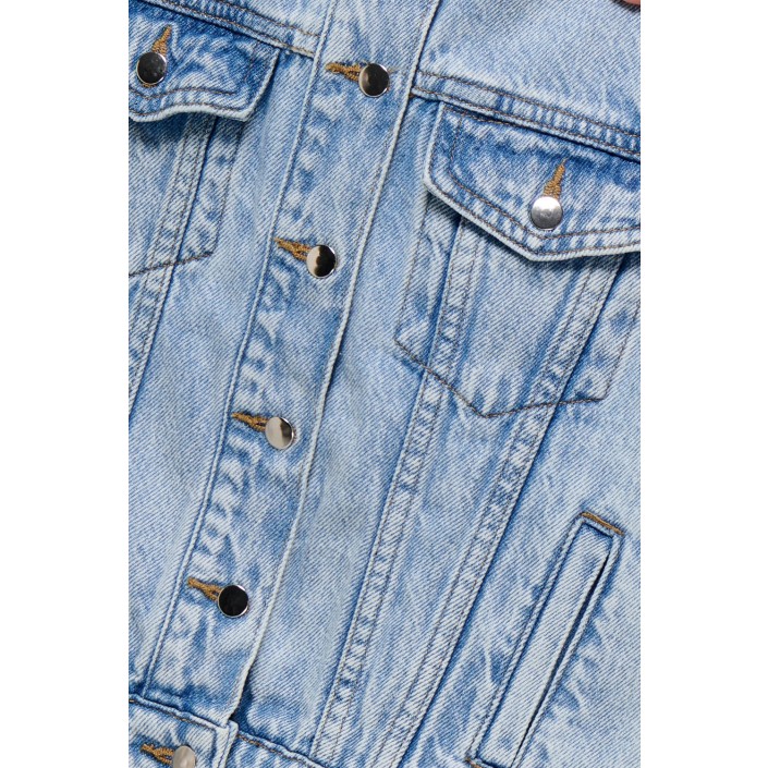 Only KOGBELIEVE L/S OVERSIZE JCK DNM AZG Light Blue Denim | Freewear KOGBELIEVE L/S OVERSIZE JCK DNM AZG - www.freewear.nl - Freewear