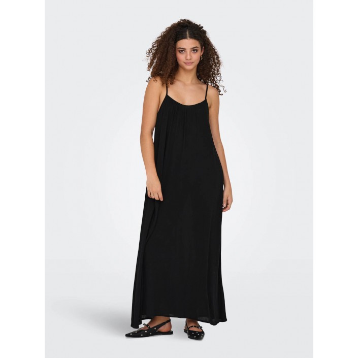 Only ONLNIKI STRAP MAXI DRESS WVN Black | Freewear ONLNIKI STRAP MAXI DRESS WVN - www.freewear.nl - Freewear
