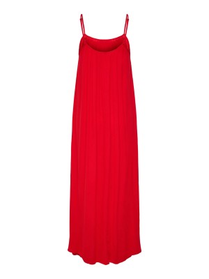 Only ONLNIKI STRAP MAXI DRESS WVN High Risk Red | Freewear ONLNIKI STRAP MAXI DRESS WVN - www.freewear.nl - Freewear
