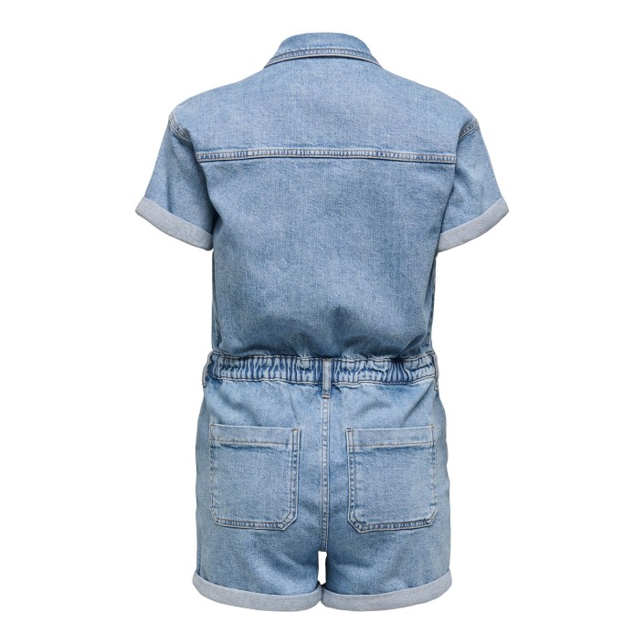 Only ONLCASTEL S/S DNM PLAYSUIT AZG Light Blue Denim | Freewear ONLCASTEL S/S DNM PLAYSUIT AZG - www.freewear.nl - Freewear