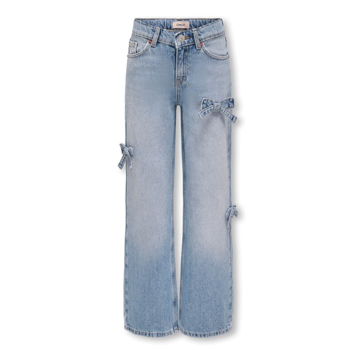 Only KOGHOPE WIDE BOW LB DNM CRO Light Blue Denim | Freewear KOGHOPE WIDE BOW LB DNM CRO - www.freewear.nl - Freewear