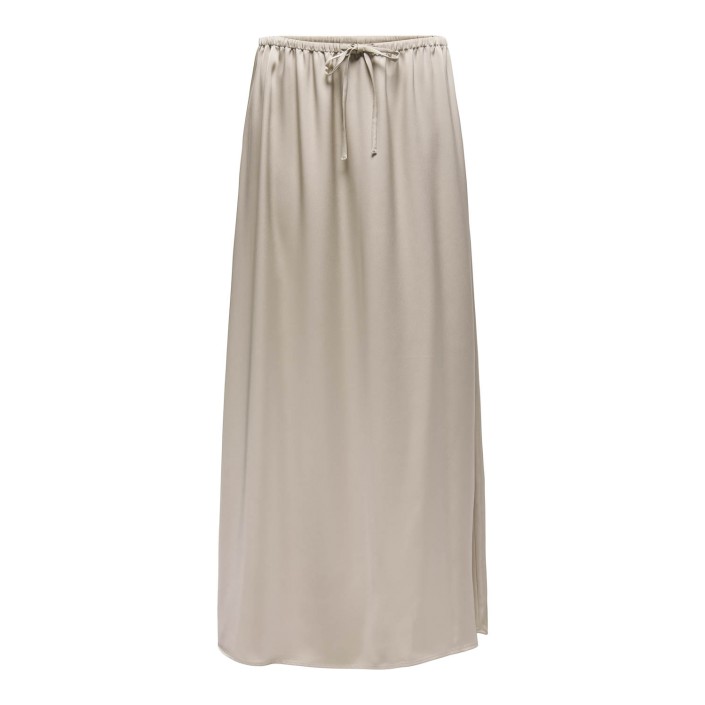 Only ONLNEMA MW SATIN MAXI SKIRT WVN Silver Lining | Freewear ONLNEMA MW SATIN MAXI SKIRT WVN - www.freewear.nl - Freewear