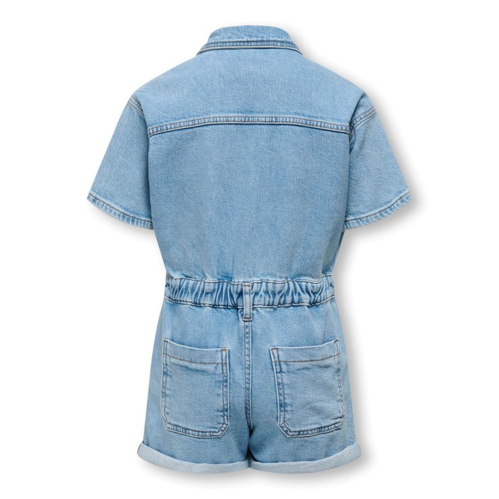 Only KOGCASTEL S/S PLAYSUIT DNM AZG Medium Blue Denim | Freewear KOGCASTEL S/S PLAYSUIT DNM AZG - www.freewear.nl - Freewear