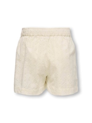 ONLY:KIDS ONLY KMGMARGOT LIFE EMBROIDERY SHORTS WV: Tofu/EMB - DTM | Freewear KMGMARGOT LIFE EMBROIDERY SHORTS WV: - www.freewear.nl - Freewear