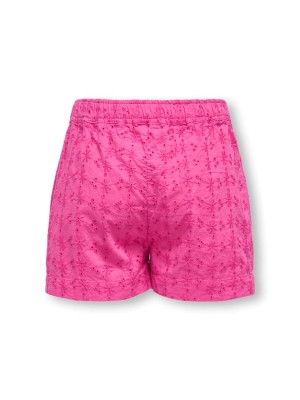 ONLY:KIDS ONLY KMGMARGOT LIFE EMBROIDERY SHORTS WV: Fuchsia Fedora/EMB - DTM | Freewear KMGMARGOT LIFE EMBROIDERY SHORTS WV: - www.freewear.nl - Freewear