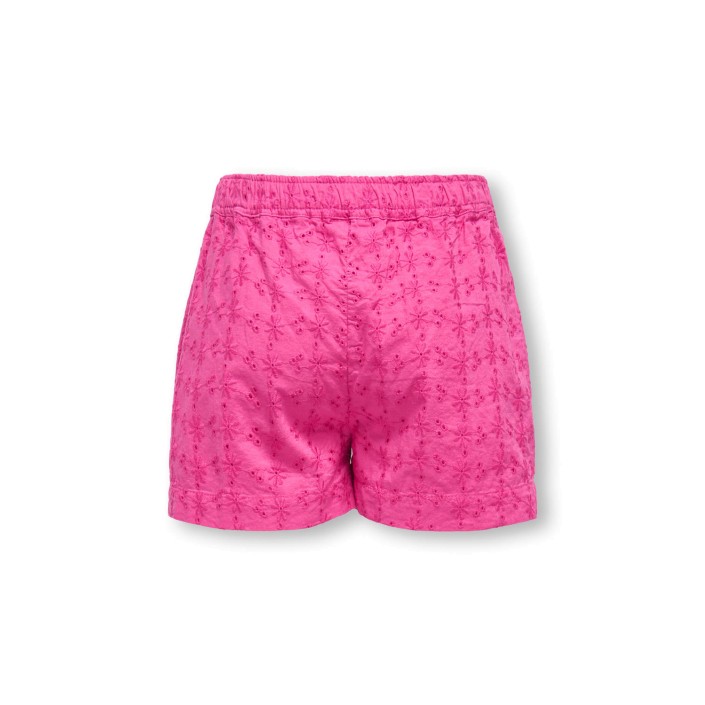 ONLY:KIDS ONLY KMGMARGOT LIFE EMBROIDERY SHORTS WV: Fuchsia Fedora/EMB - DTM | Freewear KMGMARGOT LIFE EMBROIDERY SHORTS WV: - www.freewear.nl - Freewear