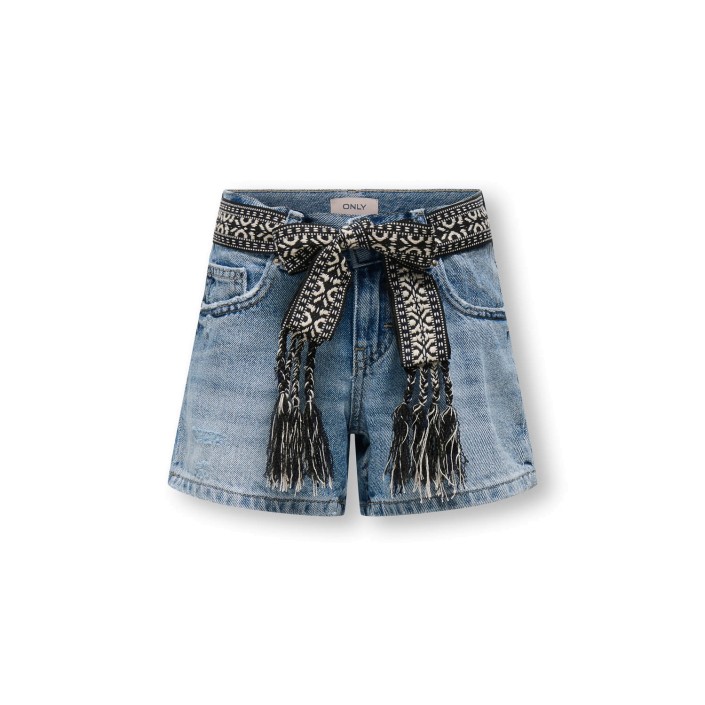 Only KOGELLA WIDE DNM SHORTS Light Medium Blue Denim | Freewear KOGELLA WIDE DNM SHORTS - www.freewear.nl - Freewear