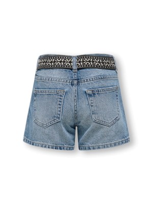 Only KOGELLA WIDE DNM SHORTS Light Medium Blue Denim | Freewear KOGELLA WIDE DNM SHORTS - www.freewear.nl - Freewear