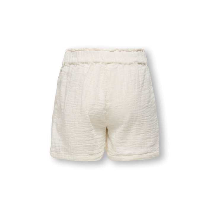 Only KOGTHYRA LIFE BUTTON SHORTS WVN Tofu | Freewear KOGTHYRA LIFE BUTTON SHORTS WVN - www.freewear.nl - Freewear