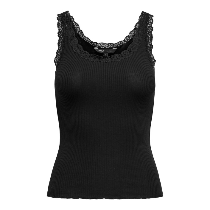 Only ONLSARA SHARAI LIFE TANK TOP JRS NO: Black | Freewear ONLSARA SHARAI LIFE TANK TOP JRS NO: - www.freewear.nl - Freewear