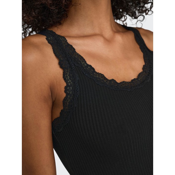 Only ONLSARA SHARAI LIFE TANK TOP JRS NO: Black | Freewear ONLSARA SHARAI LIFE TANK TOP JRS NO: - www.freewear.nl - Freewear
