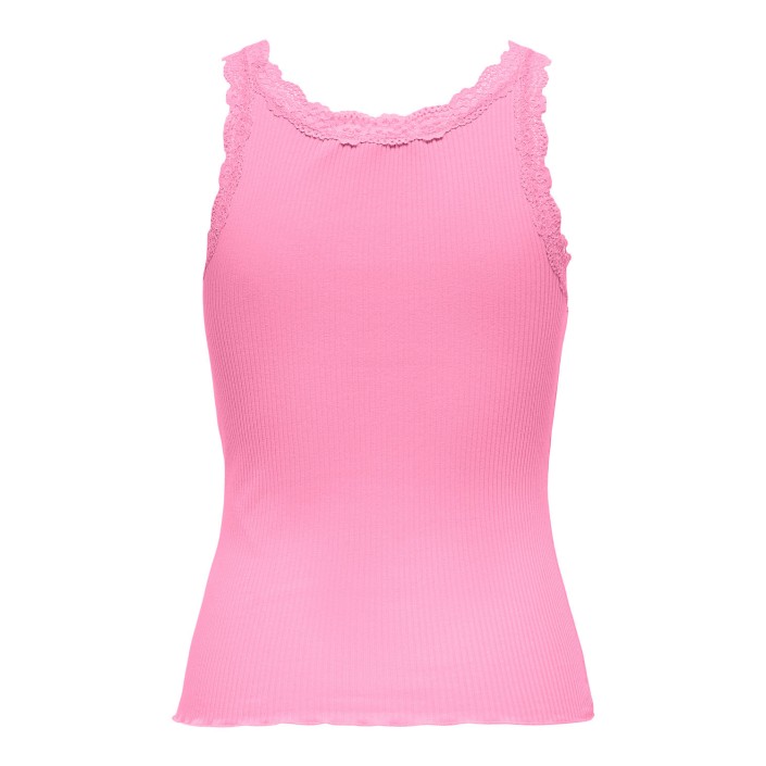 Only ONLSARA SHARAI LIFE TANK TOP JRS NO: Begonia Pink | Freewear ONLSARA SHARAI LIFE TANK TOP JRS NO: - www.freewear.nl - Freewear