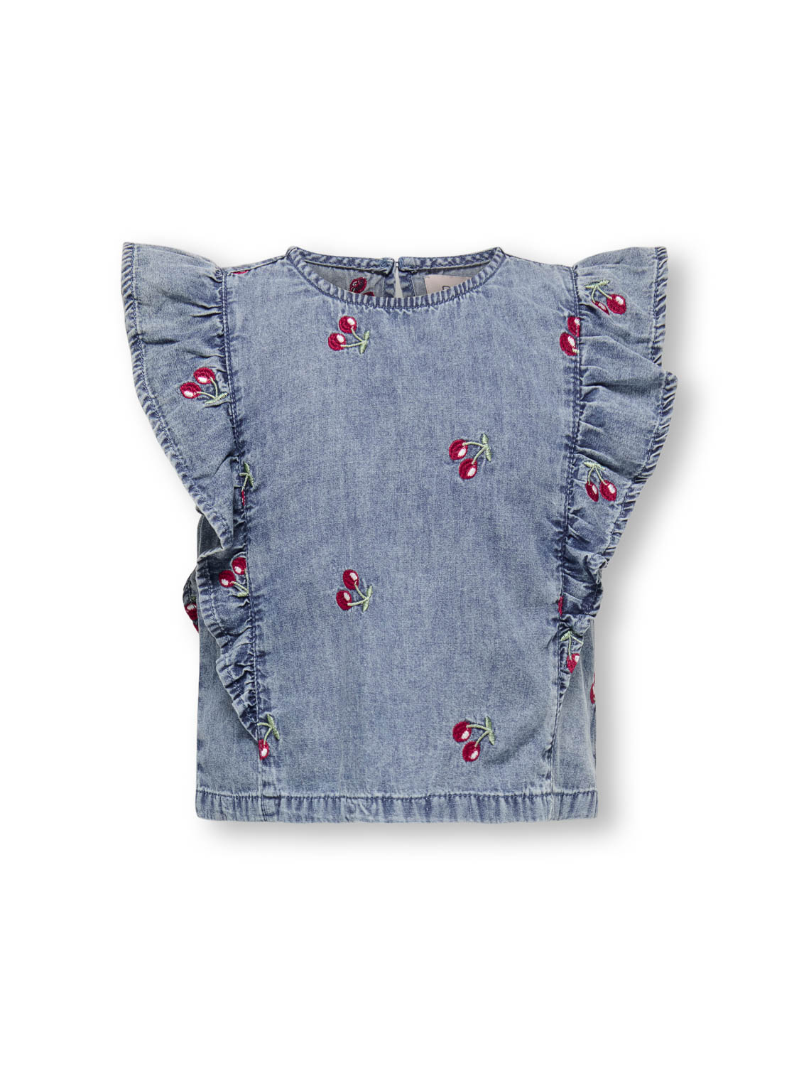 Only Kids Kmgdandy Frill Cherry Top Dnm