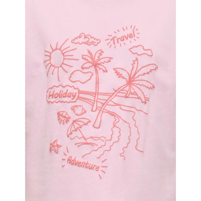 ONLY:KIDS ONLY KMGVACAY LIFE SS LOOSE PRINTED TEE : Roseate Spoonbill/Brach | Freewear KMGVACAY LIFE SS LOOSE PRINTED TEE : - www.freewear.nl - Freewear