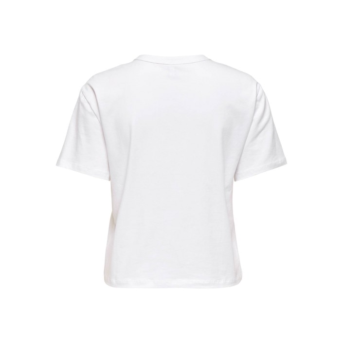 Only ONLDINA LIFE S/S CLUB TOP BOX JRS Bright White/Malibu | Freewear ONLDINA LIFE S/S CLUB TOP BOX JRS - www.freewear.nl - Freewear