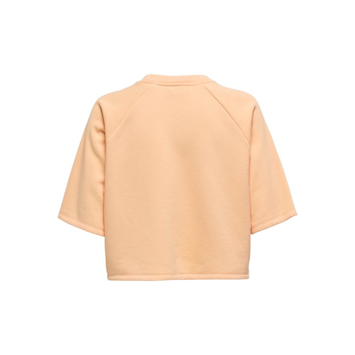 Only ONLCORA S/S PRINT O-NECK UB SWT Caramel Cream/Raval | Freewear ONLCORA S/S PRINT O-NECK UB SWT - www.freewear.nl - Freewear