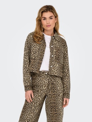 Only ONLNAOMI AOP JACKET OTW Toasted Coconut/Leo | Freewear ONLNAOMI AOP JACKET OTW - www.freewear.nl - Freewear