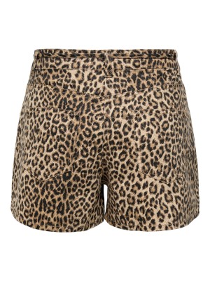 Only ONLNAOMI STRING AOP SHORTS OTW Toasted Coconut/Leo | Freewear ONLNAOMI STRING AOP SHORTS OTW - www.freewear.nl - Freewear