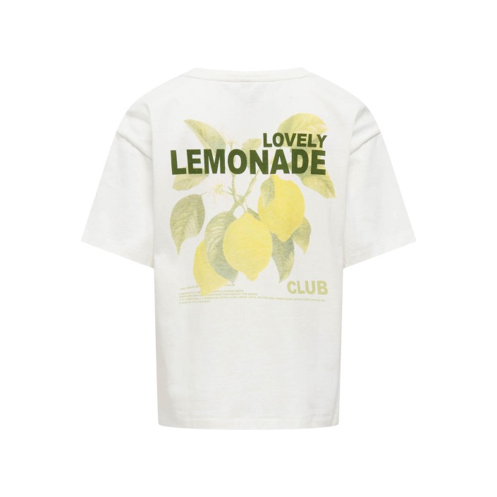 Only KOGHELEN LIFE S/S LOOSE TEE JRS NOO: Cloud Dancer/Lemonade | Freewear KOGHELEN LIFE S/S LOOSE TEE JRS NOO: - www.freewear.nl - Freewear