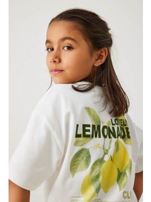 Only KOGHELEN LIFE S/S LOOSE TEE JRS NOO: Cloud Dancer/Lemonade | Freewear KOGHELEN LIFE S/S LOOSE TEE JRS NOO: - www.freewear.nl - Freewear