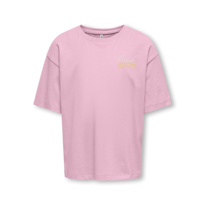 Only KOGHELEN LIFE S/S LOOSE TEE JRS NOO: Roseate Spoonbill/Orange | Freewear KOGHELEN LIFE S/S LOOSE TEE JRS NOO: - www.freewear.nl - Freewear