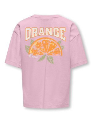 Only KOGHELEN LIFE S/S LOOSE TEE JRS NOO: Roseate Spoonbill/Orange | Freewear KOGHELEN LIFE S/S LOOSE TEE JRS NOO: - www.freewear.nl - Freewear