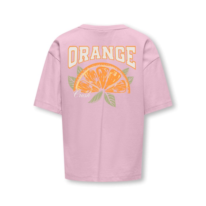 Only KOGHELEN LIFE S/S LOOSE TEE JRS NOO: Roseate Spoonbill/Orange | Freewear KOGHELEN LIFE S/S LOOSE TEE JRS NOO: - www.freewear.nl - Freewear