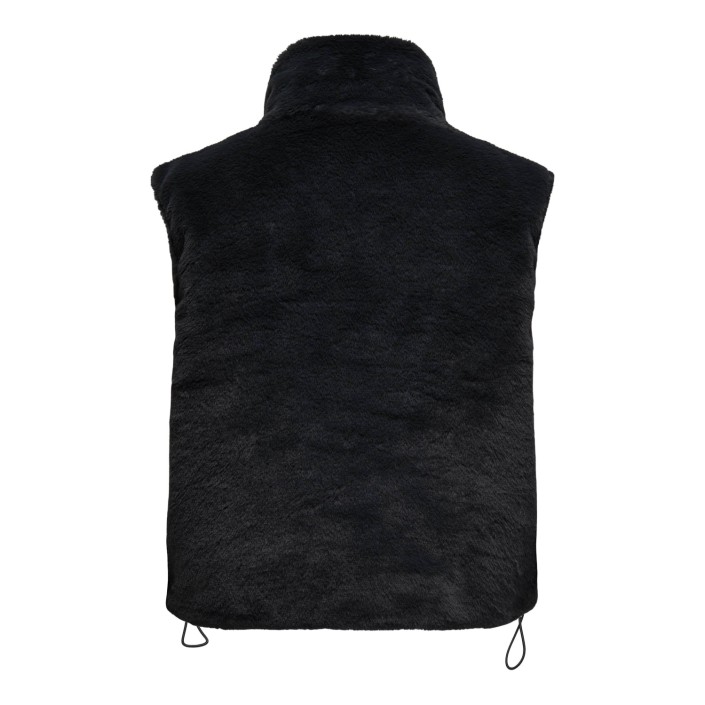 Only ONLDANA FAUX FUR REV.WAISTCOAT OTW : black | Freewear ONLDANA FAUX FUR REV.WAISTCOAT OTW : - www.freewear.nl - Freewear
