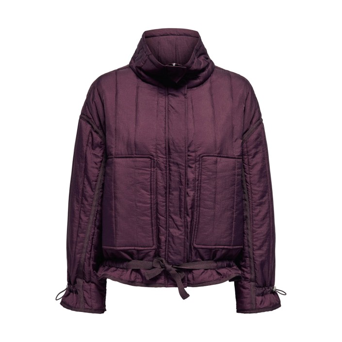 Only ONLWALERIA QUILTED JACKET CC OTW Mauve Wine | Freewear ONLWALERIA QUILTED JACKET CC OTW - www.freewear.nl - Freewear