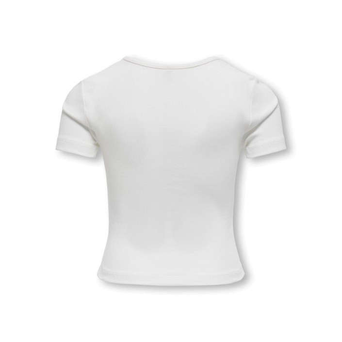 Only KOGNESSA LIFE SS CONTRAST CUTOUT TO: Cloud Dancer/Heart | Freewear KOGNESSA LIFE SS CONTRAST CUTOUT TO: - www.freewear.nl - Freewear