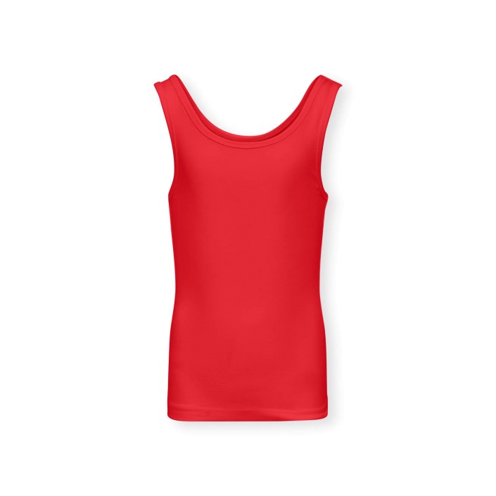 Only KOGAVA S/L TANK TOP JRS Mars Red | Freewear KOGAVA S/L TANK TOP JRS - www.freewear.nl - Freewear