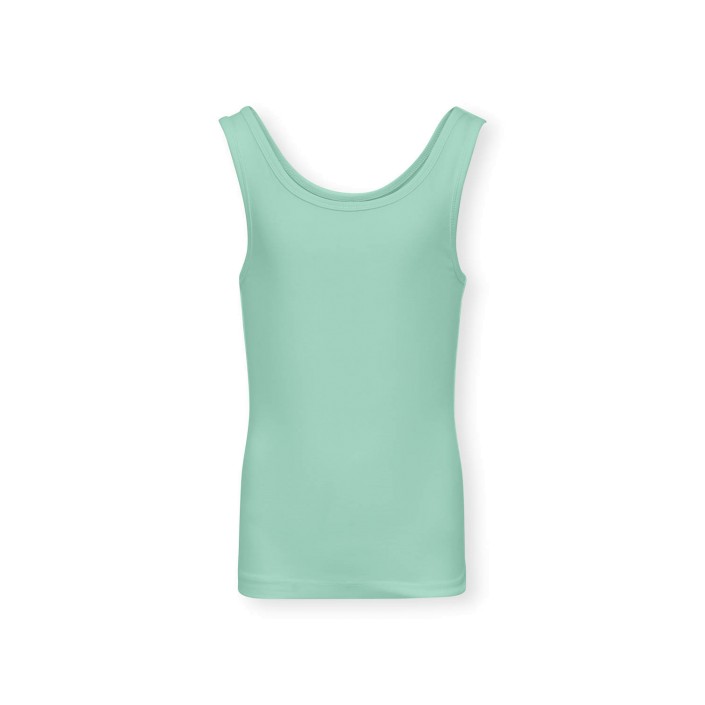Only KOGAVA S/L TANK TOP JRS Birds Egg Green | Freewear KOGAVA S/L TANK TOP JRS - www.freewear.nl - Freewear